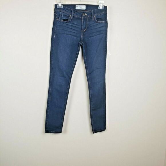 Free People Women's Blue Mid-Rise Skinny Leg Stretch Jegging Jeans Size 26 - Picture 1 of 9
